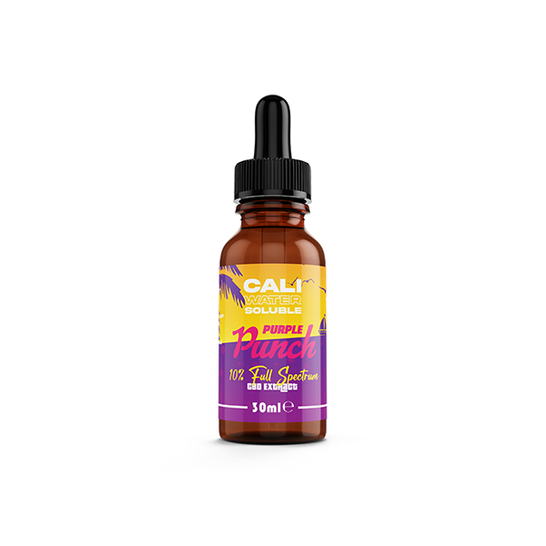 CALI 10% Water Soluble Full Spectrum CBD Extract Original 30ml - Purple Punch