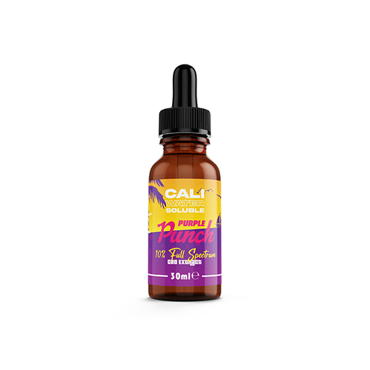 CALI 10% Water Soluble Full Spectrum CBD Extract Original 30ml - Purple Punch