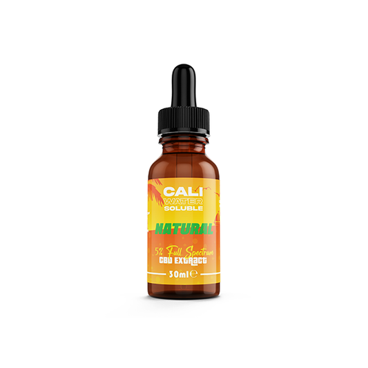 CALI 5% Water Soluble Full Spectrum CBD Extract Original 30ml - Natural