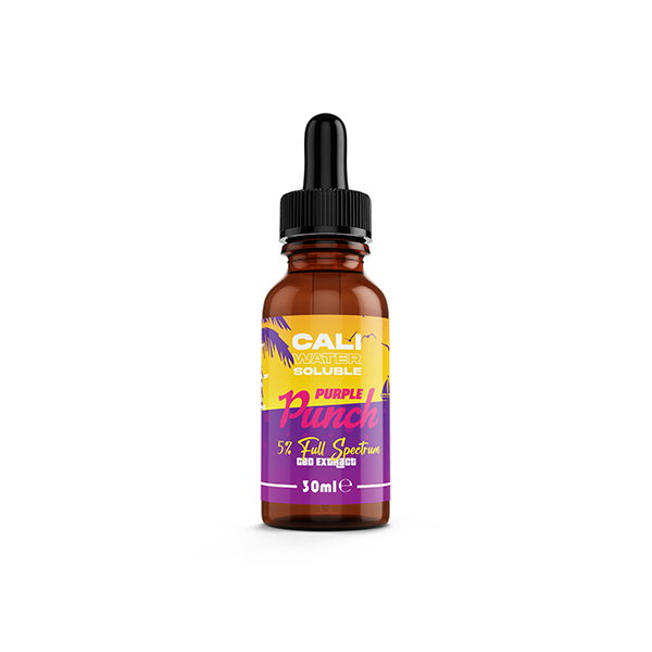 CALI 5% Water Soluble Full Spectrum CBD Extract Original 30ml - Purple Punch