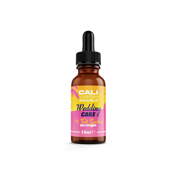 CALI 5% Water Soluble Full Spectrum CBD Extract Original 30ml - Wedding Cake