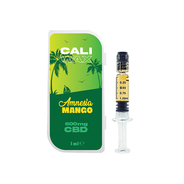 CALI Wax 600mg Full Spectrum CBD 1ml - Amnesia Mango