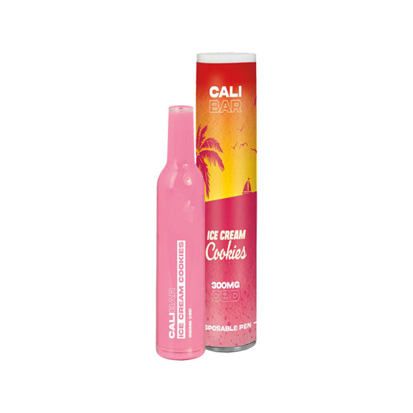 CALI BAR Original 300mg Full Spectrum CBD Vape Disposable - Terpene Flavoured - Ice Cream Cookies / X1