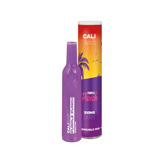 CALI BAR Original 300mg Full Spectrum CBD Vape Disposable - Terpene Flavoured - Purple Punch / X1