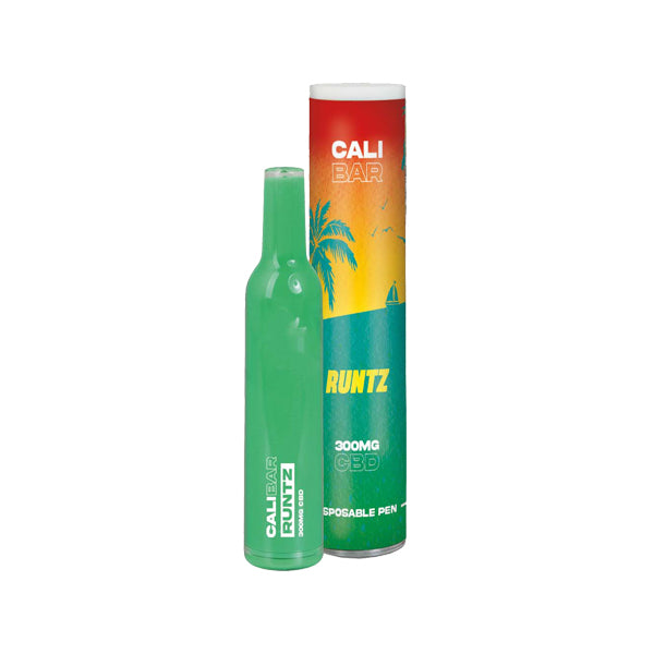 CALI BAR Original 300mg Full Spectrum CBD Vape Disposable - Terpene Flavoured - Runtz / X1