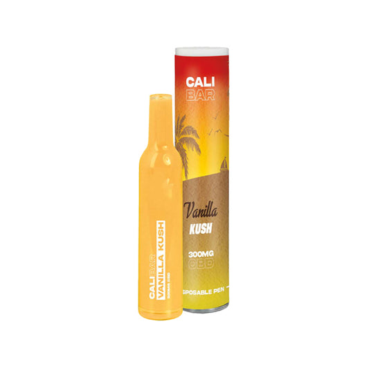 CALI BAR Original 300mg Full Spectrum CBD Vape Disposable - Terpene Flavoured - Vanilla Kush / X1