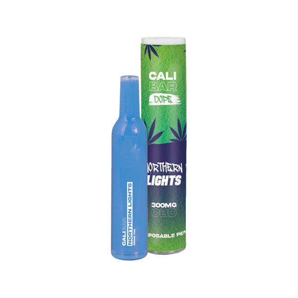 CALI BAR DOPE 300mg Full Spectrum CBD Vape Disposable - Terpene Flavoured - Northern Lights / x1