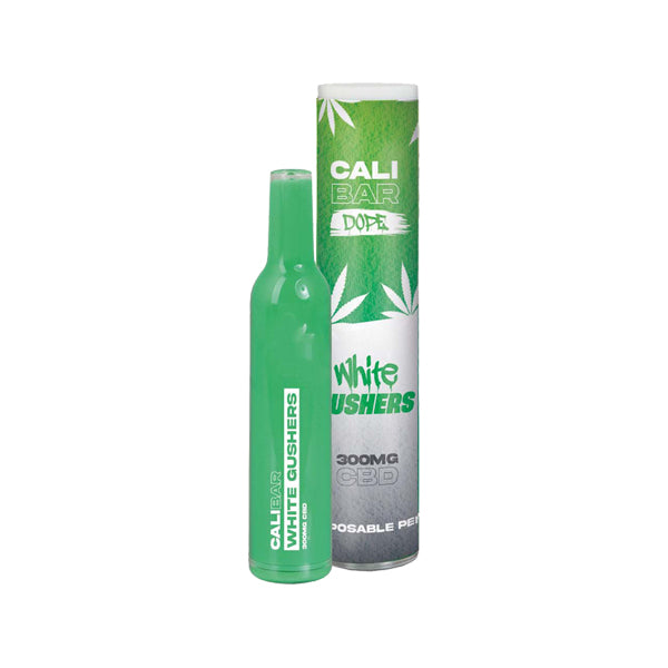 CALI BAR DOPE 300mg Full Spectrum CBD Vape Disposable - Terpene Flavoured - White Gushers / x1