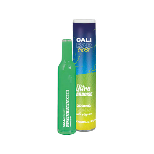 CALI BAR ENERGY with Caffeine Full Spectrum 300mg CBD Vape Disposable - Ultra Paradise / x1