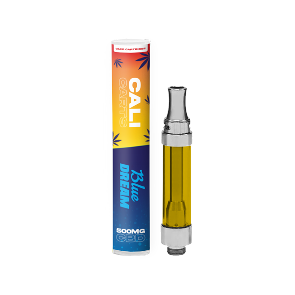 CALI CARTS 500mg CBD Vape Cartridge - Terpene Flavoured - Blue Dream