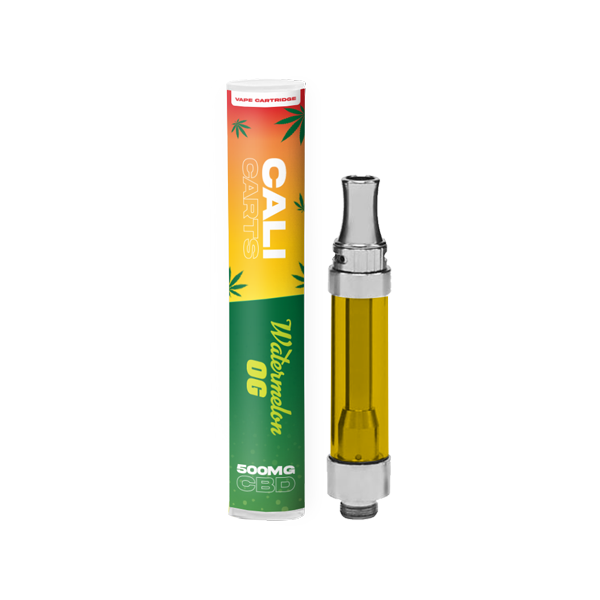 CALI CARTS 500mg CBD Vape Cartridge - Terpene Flavoured - Watermelon OG