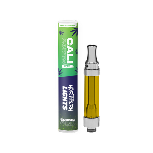 CALI CARTS DOPE 500mg CBD Vape Cartridges - Terpene Flavoured -Northern Lights