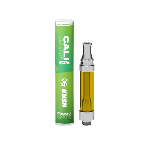 CALI CARTS DOPE 500mg CBD Vape Cartridges - Terpene Flavoured -OG Kush