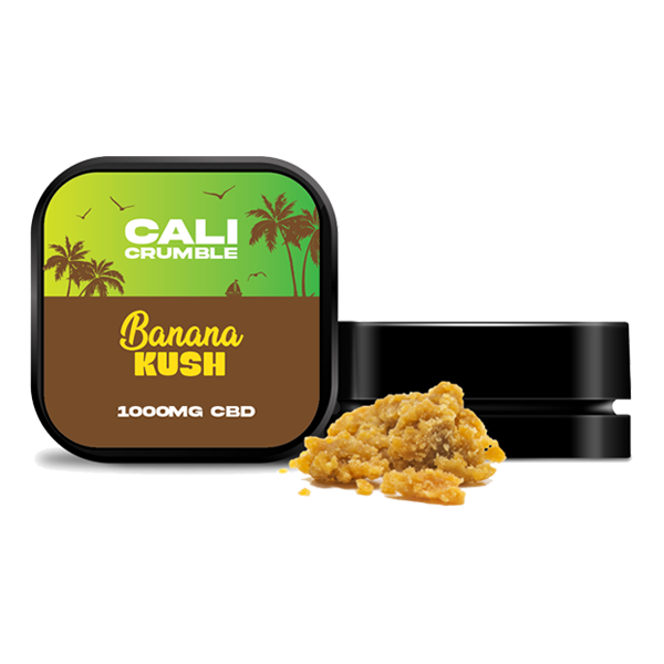 CALI CRUMBLE 90% Broad Spectrum CBD Crumble - 1g - Banana Kush