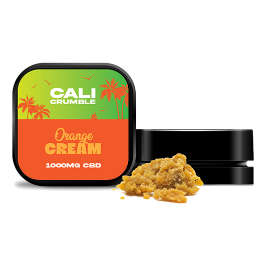 CALI CRUMBLE 90% Broad Spectrum CBD Crumble - 1g - Orange Cream