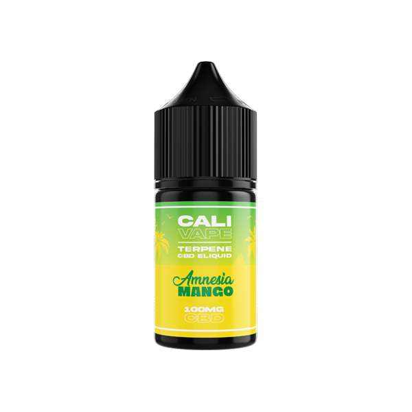 CALI VAPE 100mg Full Spectrum CBD E-liquid 10ml - Amnesia Mango