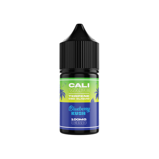 CALI VAPE 100mg Full Spectrum CBD E-liquid 10ml - Blueberry Kush