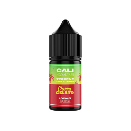 CALI VAPE 100mg Full Spectrum CBD E-liquid 10ml - Cherry Gelato