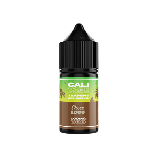 CALI VAPE 100mg Full Spectrum CBD E-liquid 10ml - Choco Loco