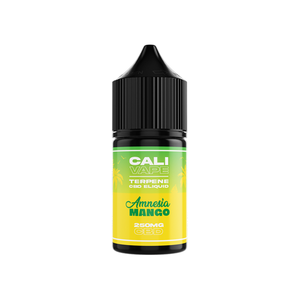 CALI VAPE 250mg Full Spectrum CBD E-liquid 10ml - Amnesia Mango