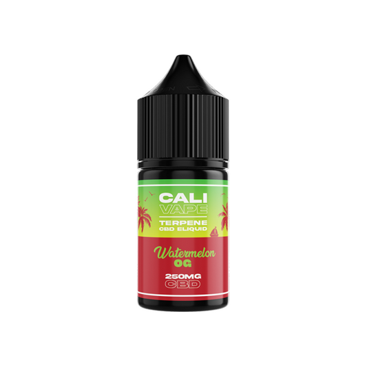 CALI VAPE 250mg Full Spectrum CBD E-liquid 10ml - Watermelon OG