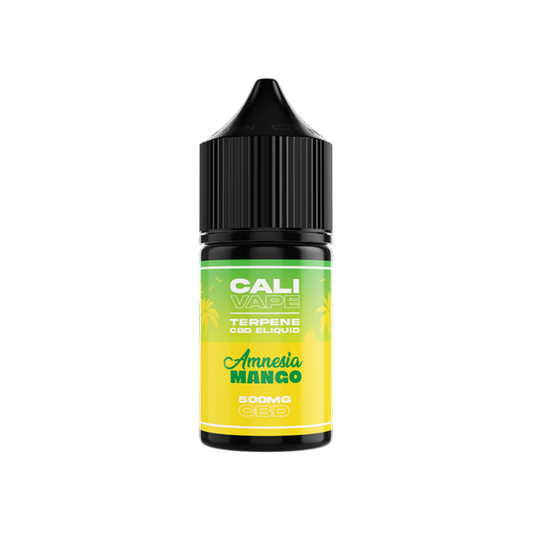 CALI VAPE 500mg Full Spectrum CBD E-liquid 10ml - Amnesia Mango