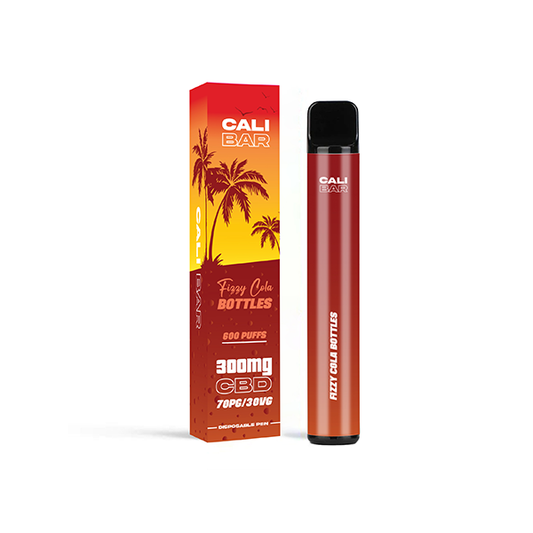 CALI BAR C600 300mg CBD Disposable Vape Device 600 Puffs - Fizzy Cola Bottles