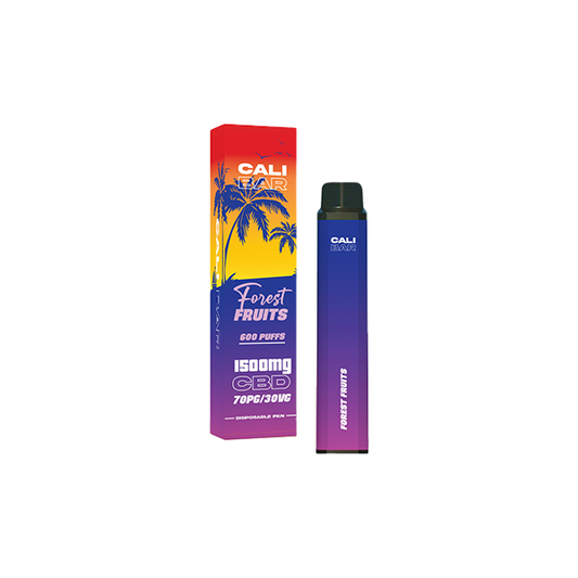 Cali Co 1500mg CBD Disposable Vape 3000 puffs - Forest Fruits