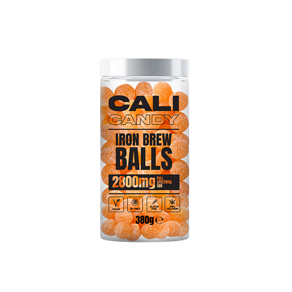 CALI CANDY MAX 2800mg Full Spectrum CBD Vegan Sweets (Large) - Iron Brew Balls