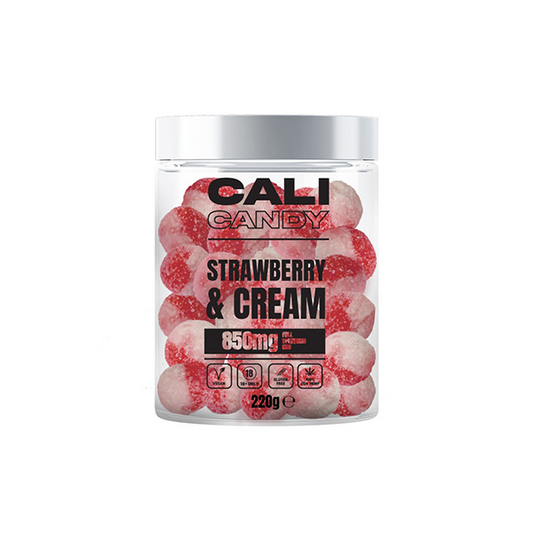 CALI CANDY 850mg Full Spectrum CBD Vegan Sweets (Small) - Strawberry & Cream