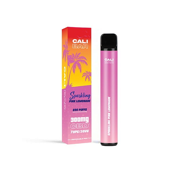 CALI BAR C600 300mg CBD Disposable Vape Device 600 Puffs - Sparkling Pink Lemonade