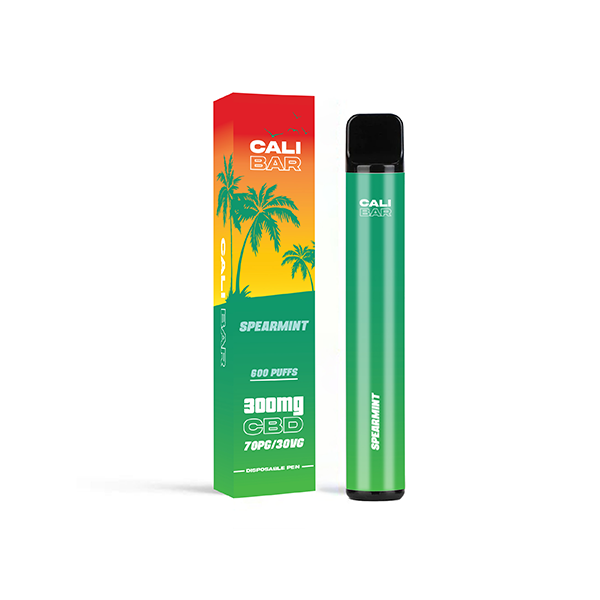 CALI BAR C600 300mg CBD Disposable Vape Device 600 Puffs - Spearmint