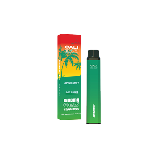 Cali Co 1500mg CBD Disposable Vape 3000 puffs - Spearmint