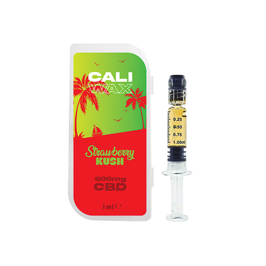 CALI Wax 600mg Full Spectrum CBD 1ml - Strawberry Kush