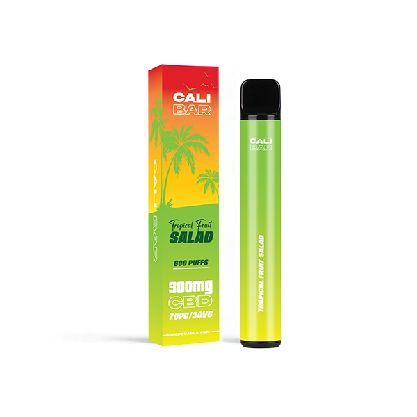 CALI BAR C600 300mg CBD Disposable Vape Device 600 Puffs - Tropical Fruit Salad