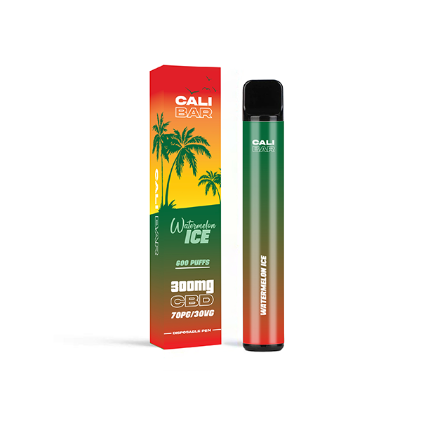 CALI BAR C600 300mg CBD Disposable Vape Device 600 Puffs - Watermelon Ice